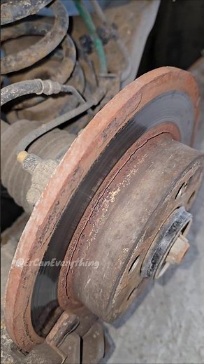 How to Clean a Rusty Brake Discs #ErCanEverything #Parkside #Grinder