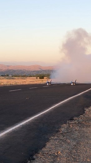 199K views · 5K reactions | A pair of BVM Jets 1/5 Blue Angels F-18’s taking off. #rcsquadron #jetsovercalifornia #CarrierAviation #usnavy #usnavyblueangels #usmc #usairforce #aviationphotography #fighterjet #rc #rcjet #fighter #aviationlovers #aviationgeek #avgeek #aviation #Airshow #rcairshow #warbirds | RC Squadron | Facebook
