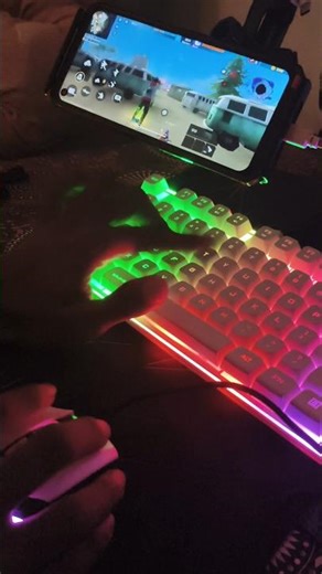 Pc Mode gameplay in mobile 🖱️⌨️📱#gaming #shortfeed #shorts #short