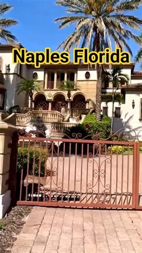 Mansion in Naples Florida on the Gulf of America #shorts #realestate #home