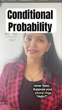 Conditional Probability Explained #cuetpgeconomics #indianeconomicservices #ugcneteconomics #stats