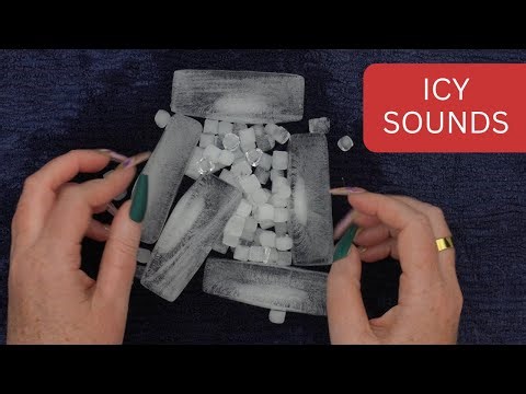 ASMR Ice Tapping & Scratching 🧊 Tiny Cubes + Ice Blocks | No Talking
