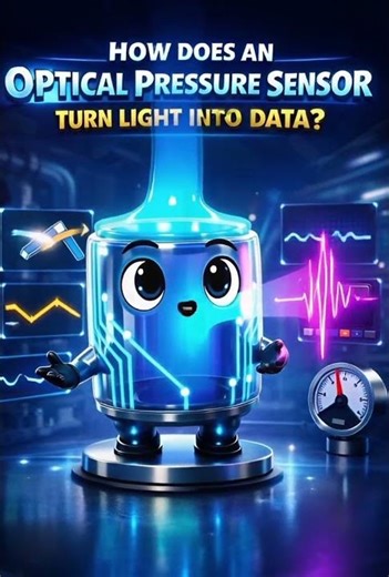 How Light Secretly Measures Pressure! #optical #shorts #howitworks #smartsensors #learnonyoutube