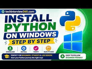 How to Install Python on Windows 11/10 | Latest Python Version | Python for Beginners