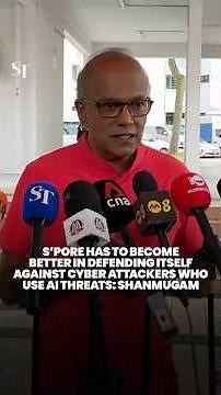 Shanmugam on Singapore better defending itself against cyber attackers who use AI threats