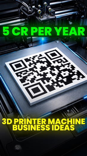 Shaurya Kaushik : Business | Finance | Startups | Money on Instagram: "🚀 3D Printing ka Future yahan! 🖨️✨ Ab apne designs ko QR Code se instantly print karo. Smart, fast aur cost-effective solution for creators & small businesses. 💡 Benefits: ✅ Easy & Quick Setup ✅ Custom Designs Anytime ✅ Perfect for Gifts, Prototypes & Business 📲 Scan QR Code & start your 3D printing journey today! #3DPrinting #QRCodePrinting #SmallBusinessIdeas #TechInnovation #PrintYourDesign #FutureOfPrinting #DIY3D #St
