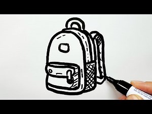 How to Draw a Backpack