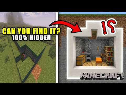Your Friends Will NEVER Find This! 3 Unstoppable Secret Bases in Minecraft