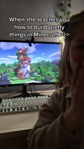 It’s me :) #streamer #minecraftbuilding #minecraftstreamer #mcyt #cottagecore #gaming