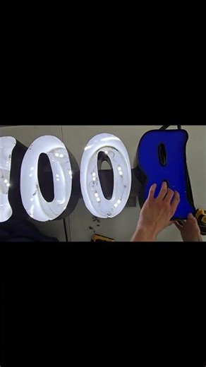 Inside the LED Letters That Wouldn't Light Up #Repair #DIY