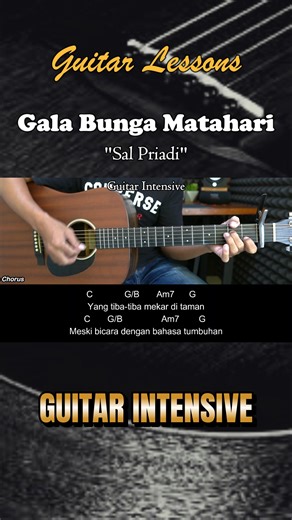 Gala Bunga Matahari - Sal Priadi | Guitar Intensive