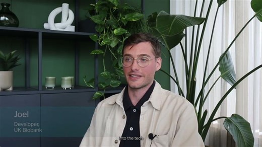 Joel - Developer at UK Biobank | Kate Bugler