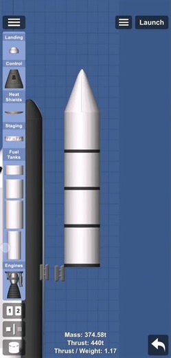 Space shuttle build by SpacEE #sfs #spaceflightsimulator #nasarocket #spaceshuttle #rocket #space