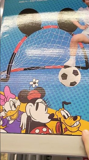 DISNEY MICKEY MOUSE SOCCER GOAL SET - SPORTS PHYSICAL ACTIVITIES FOR KIDS - SHOPPING AT WALMART