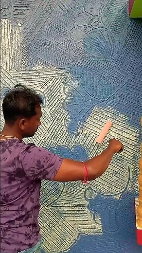 rustic wall texture painting | rustic design