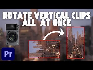 Rotate ALL Vertical Clips at ONCE in Premiere Pro