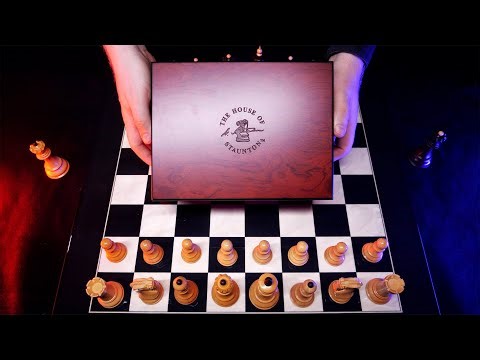 ASMR UNBOXING: LUXURY Chess Board (+ game analysis)