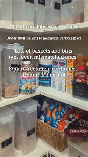 How a professional organizer organizes her pantry | Easy organizing tips | Food storage | Kitchen