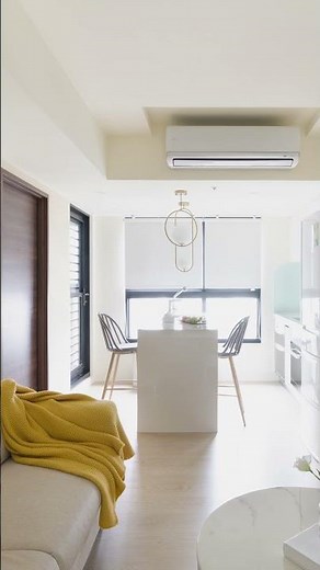 【🏠7坪也能這麼美！開放式小宅Roomtour✨】#Roomtour #小坪數設計 #小宅 #現代風 #interiordesign #home