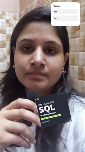 Try the quiz and test your SQL knowledge #data #sqlwithidc #dataanlysis #sqlforbeginners