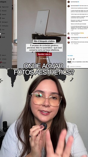 Não, a gente não tira todas as imagens do Pinterest (apesar de amar um painel bem montado). E também não paga mil reais por banco de imagem gringo. A real? 👉 O segredo tá em saber onde procurar — e em usar com responsabilidade. Aqui na MoBrand, a gente mistura: 📌 Plataformas com curadoria (tipo DUPE e Cosmos) 📌 Pinterest raiz (pra referência, não pra roubar imagem alheia) 📌 IA com prompts afiados (porque às vezes a imagem perfeita ainda não existe) E claro: tudo isso com olho estratégico e r
