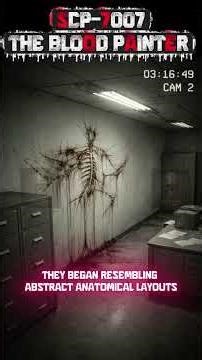 SCP-7007: The Blood Painter #horror #scary #creepypasta #SCP #scp7007 #horrorstories