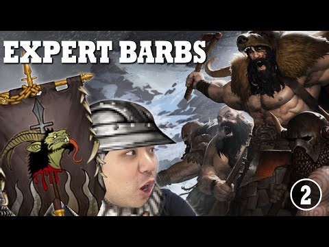 FARMING brigands and mercs early game for great loot - Expert Barbarians Ep.2 - Battle Brothers
