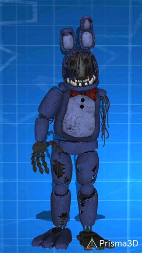 Withered Bonnie in fnaf ar #fnaf #fnaf2 #fnafar #animation #prisma3d