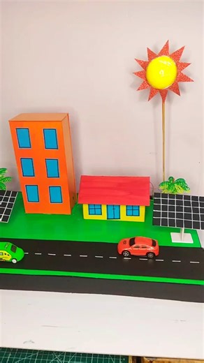 Solar energy Project | Science project #schoolproject #science #shorts #project