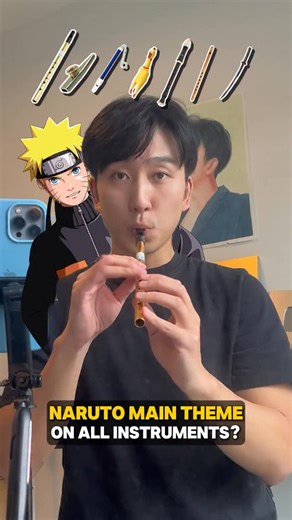 5.7K views · 90 reactions | Naruto Main Theme on Every Instrument #aylex #naruto | Aylex Thunder | Facebook