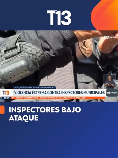 Violencia contra inspectores municipales en Santiago