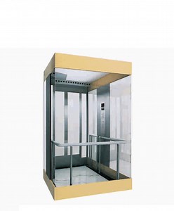 [Hot Item] Vvvf Control Safety Panoramic Sightseeing Passenger Elevator Lift with Mrl