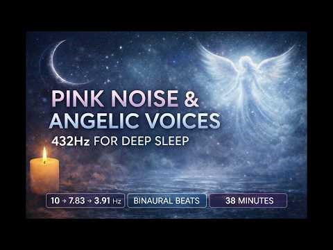 眠れるバイノーラルビート｜10Hz→7.83Hz→3.91Hz Deep Sleep Meditation