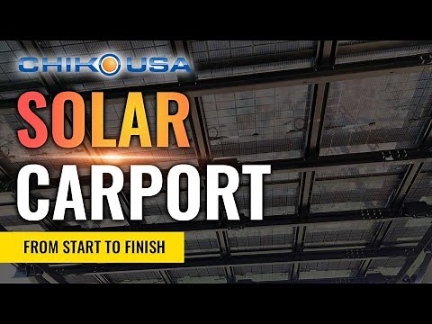 FULL INSTALL - Chiko Solar Carport - 10kW System