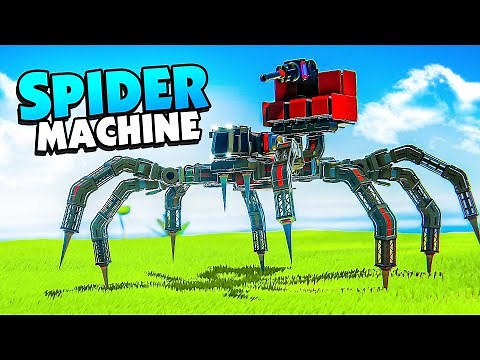 GIANT SPIDER Machine With Tail Mounted Cannon - Instruments of Destruction