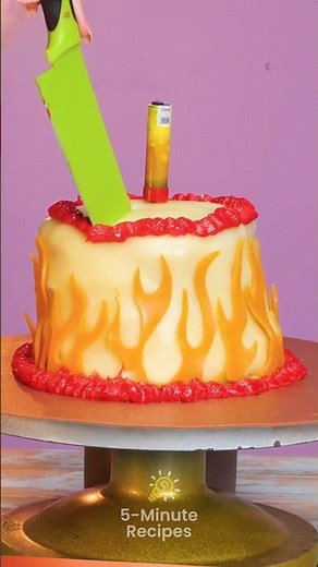 Make a Burger Cake That Looks Too Real to Eat! 🎂🍔 #cakeart #burger #tiktokfood