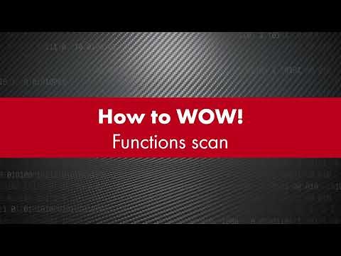 How to WOW! – Functions scan | WOW! Würth Online World