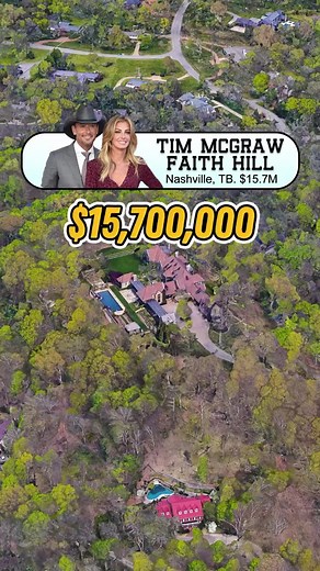 Tim McGraw & Faith Hill’s mansion in Nashville🇺🇸, worth $15.7 million #timmcgraw #faithhill #timmcgraw | Real Estate of Stars