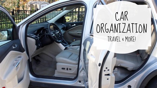 Cheap car organization (for travel & more!)