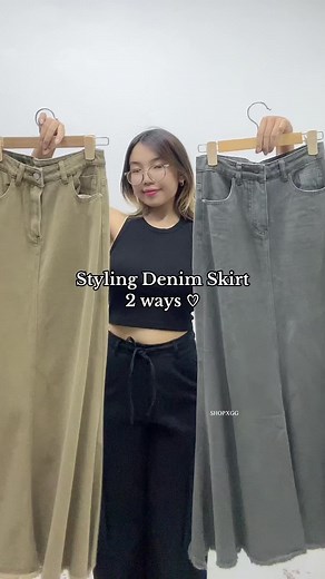 #nepalitiktok #fyp #shopxgg #shopnow #denimskirt