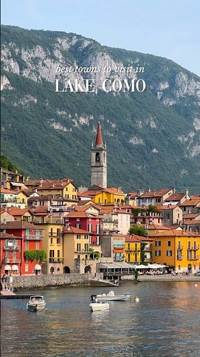 Best towns to visit in Lake Como 🇮🇹
