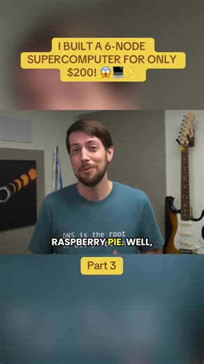 Construí un superordenador de 6 nodos por solo $200