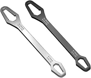 UN UNITEDTIME Double End Universal Wrench, Chrome Vanadium Steel, L: 102.4 in, Portable, Multifunctional, Wide Application, Self-Tightening Adjustable Glasses Wrench
