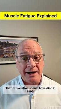 Muscle Fatigue And Soreness AREN'T From Lactic Acid #fitness #science #training