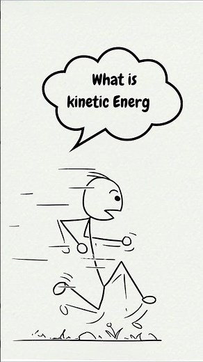“Kinetic Energy Explained in 30 Seconds! ⚡ | Stick Figure Science”