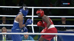 Americana vence lutadora do Cazaquistão no Boxe feminino e segue na disputa pelo ouro