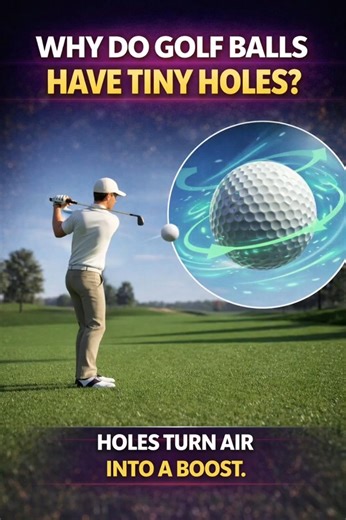 Why Golf Balls Have Tiny Holes