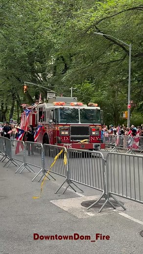 FDNY marching in the Puerto Rican day parade @tom_fire_photography @nyrescuecam | Downtowndomfire