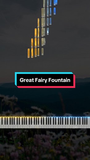 Piano Tutorial: Great Fairy Fountain from Legend of Zelda Ocarina of Time