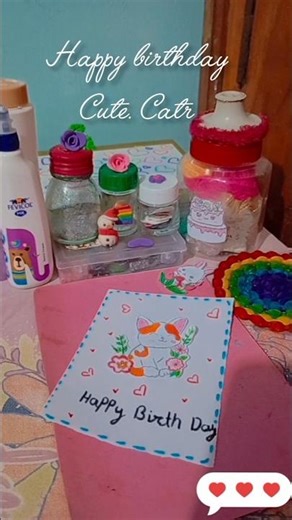Easy DIY Birthday Card Making Idea tutorial✨ #birthday #doss. #subscribe#dossdady#Sapna crafter🎀
